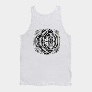 surreal art pattern design Tank Top